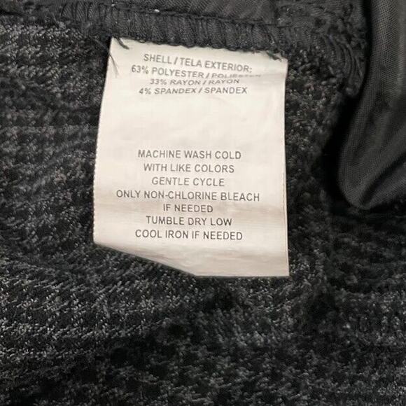 Sag Harbor Pant Plus Size 20W Houndstooth Pull on Comfort Trousers Academia Twee - Picture 7 of 13